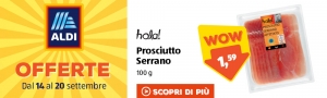 ALDI OFFERTE DAL 14 AL 20 SETTEMBRE